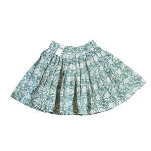 AMERICAN EAGLE spring green floral cotton/linen blend mini skirt size XS- NWT!